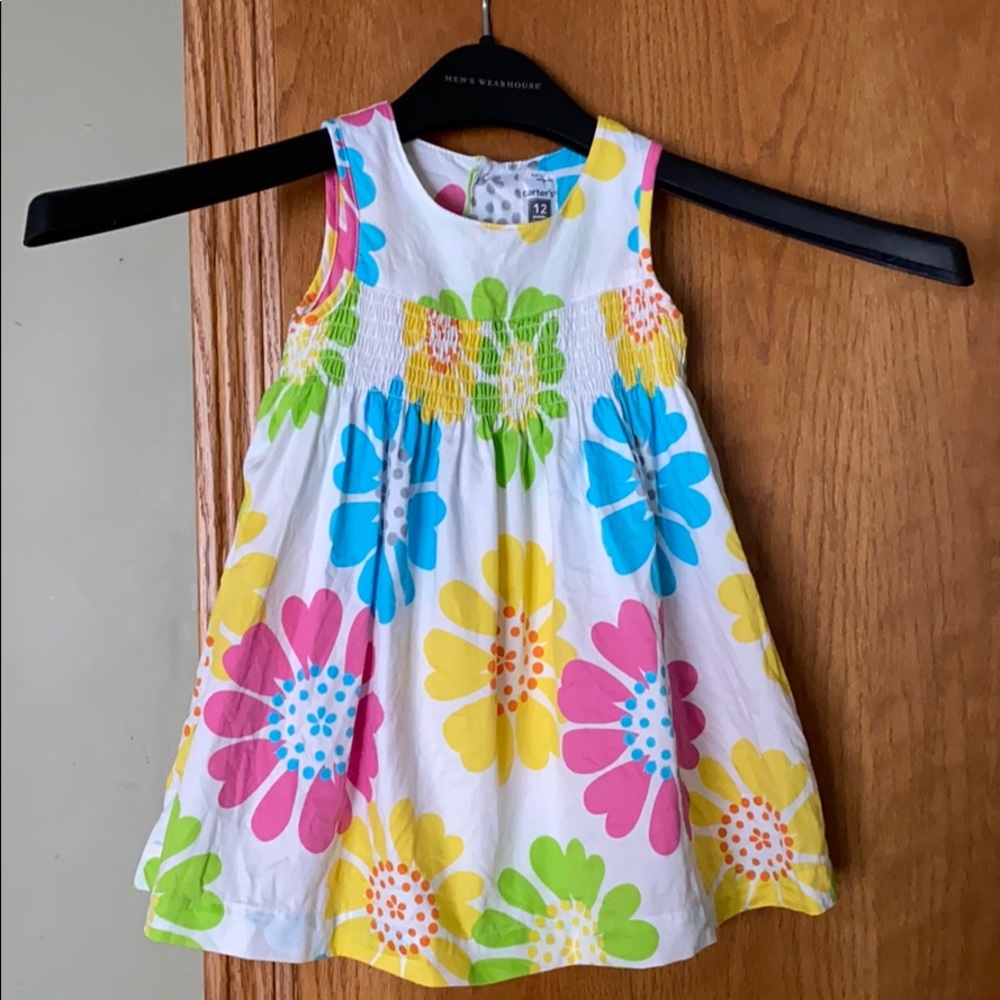 Carter’s Sleeveless Spring Dress Size 12 months